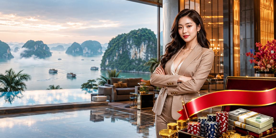 Người dùng trẻ tại Hạ Long mở ứng dụng di động xem thông tin hoàn tiền và bonus cá cược