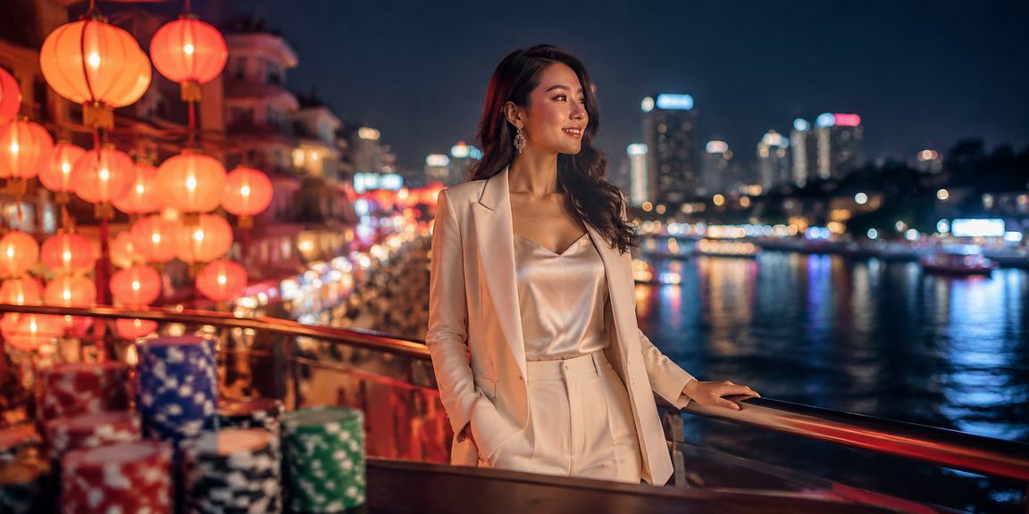 Không gian giải trí đêm tại Hà Nội với đèn lồng và bầu không khí lễ hội đặc trưng